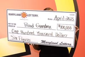 'Proud Grandma' Breaks Routine, Claims $100K Maryland Lottery Scratch-Off Prize