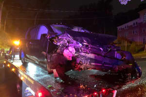Unlicensed 16-Year-Old Crashes Parents' Minivan At High Rate Of Speed In Rockland