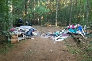 Garbage Dumped In Woods Traced Back To 'Trash Removal Service'; Arrests Made