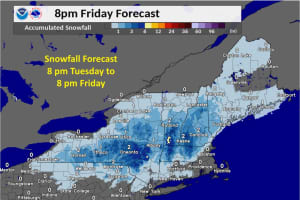 Snowfall From Merging Storms Now Expected In Wider Part Of Region