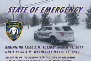 State Of Emergency Declared In Yorktown As Nor'easter Arrives