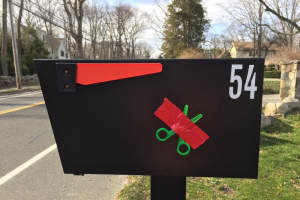 Wondered What They Are? Scissors On Mailboxes Protest Westport School Cuts