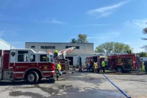 Crews Douse Blaze At Morris County Shredding Warehouse