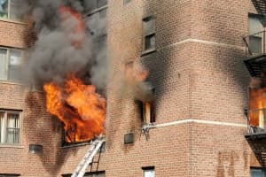 Fire Rages At Fort Lee Apartment Building
