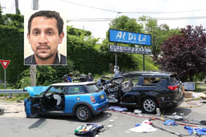 Driver Of Airborne Mini Cooper That Slammed Into Minivan On Route 17 Identified, Charged