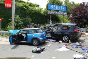 Mini Cooper Goes Airborne, Slams Into Minivan On Route 17, Leaves Other Driver Gravely Injured