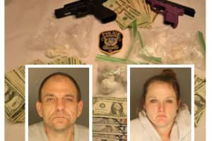 Fentanyl, Cocaine Found On Couple Wanted On Outstanding Warrants: Police