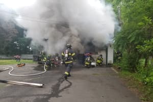 Firefighters Rush To Scene Of Blaze After Hearing Explosion In Danbury