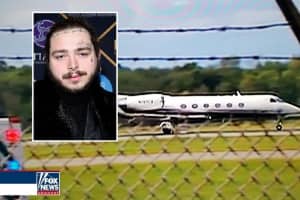 TOUCHDOWN! Rapper Post Malone's Diverted Teterboro Flight Lands Safely At Stewart Airport In NY