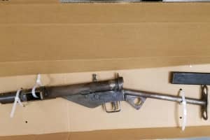 Man Nabbed With Fully Automatic Submachine Gun, Police Say