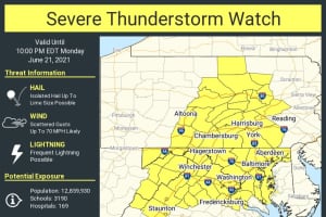 NWS Issues Severe Thunderstorm Watch In Pennsylvania