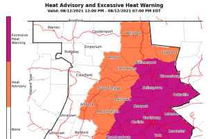 National Weather Service Issues Extreme Heat Warning For Pennsylvania