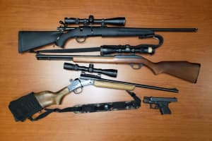 Driver Busted By NYSP With Rifles, Loaded Guns During Traffic Stop In Westchester