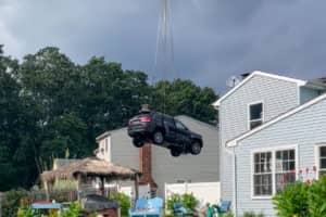 Jeep Lifted Out Of NJ Backyard Pool After Crash