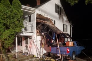 SUV Slams Into Second Floor Of Connecticut Home