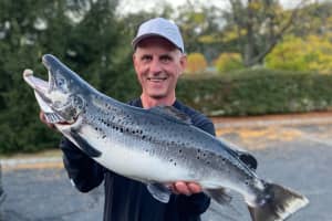 Hunterdon County Man Sets State Record For Largest Landlocked Salmon Catch