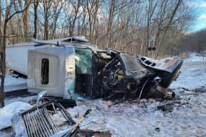 Driver Hospitalized After Train Hits Tractor-Trailer In Morris County