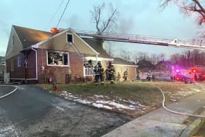 Fire Investigators Examine Fort Lee House Blaze