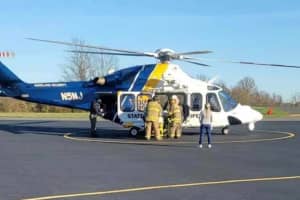 Victim Airlifted Following Serious Motorcycle Crash In Hunterdon County