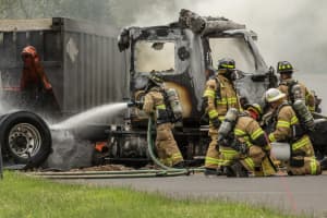 Victim Badly Burned In Fiery PA Turnpike Tractor Trailer Crash: Report
