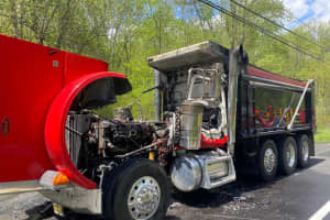 Dump Truck Fire Shuts Down Route 515 In Sussex County