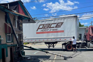 U-Turning Tractor-Trailer Rips Utility Lines From Popular Bergen County Restaurant