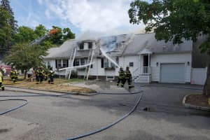 Wakefield Firefighter Hospitalized From Battling Afternoon 4-Alarm House Fire