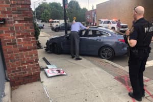 Car Crashes Into Coffee Shop After Chase In Area