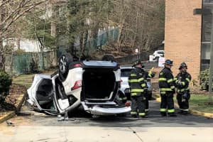 SUV Rolls In Three-Vehicle Oradell Crash