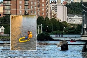 Foot Chase Ends When Suspect Jumps Into Hudson River