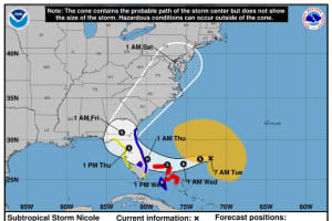 Hurricane Watch Issued In Florida As Nicole Heads Toward US: Here's New Projected Timing, Track