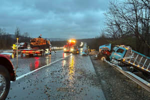 UPDATE: Northbound Route 287 Closed At Route 208 After Major Heavy Equipment Mishap