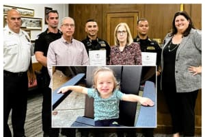 Angels In Blue From Small Bergen Town Honored For Saving Convulsing Infant's Life