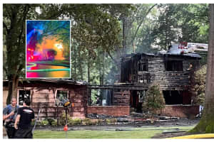 Fast-Moving Fire Destroys Harrington Park Home