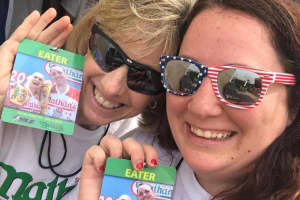 NJ Schools Super, Her Daughter Again Competing In Nathan's Hot Dog Eating Contest