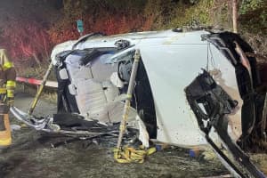 2 Trapped Occupants Rescued From Crashed Car On I-287 In Westchester