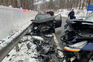 Person Injured In Monsey Crash On Snowy Roadway