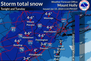 Six Inches Of Snow Could Slam Parts Of NJ, PA: Latest Forecast, Timing Updates