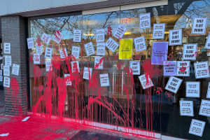 Police Seeking Info On Damage To West Hartford Building During Rally