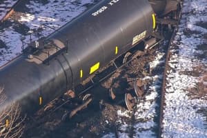 Train Cars Overturn After Derailment: Linden PD
