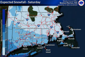Here's Latest On Winter Storm Sweeping Through Massachusetts: New Snowfall Forecast Map