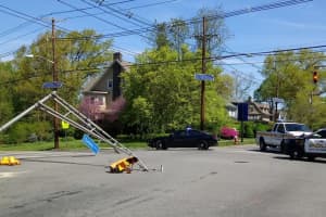 Hackensack PD: Traffic Light Toppled In Red Light Rollover Crash