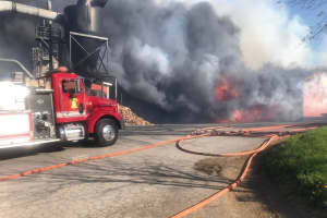 Fast-Moving $1M Mulch Fire On Frederick Farm Destroys Building, Equipment