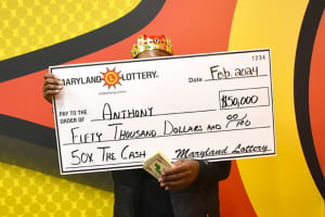 Prize Fit For A King: Crown-Wearing Maryland Man Claims $50K Lottery Prize