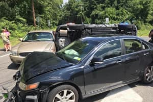 Three-Car Crash Causes Road Closure In Rockland