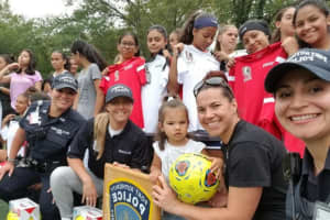 Port Authority Police Buy Uniforms For Newark Girls Soccer Players