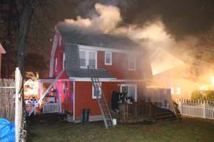Leonia Firefighters Quickly Douse House Blaze