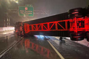Tow Operators Save Day After Tractor-Trailer Hangs Off I-95 In New Rochelle
