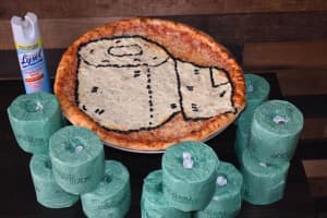 Toilet Paper Pizza Comes With Toilet Paper Roll At 'Hold My Knots' In Hillsdale