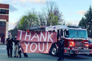 Photos: COVID-19: Here's How Poughkeepsie First Responders Said Thanks To Hospital Staffers
